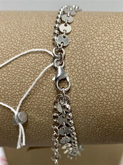 *Браслет р.18-20 Фантазия 2 ряда Перлина Монисто с подвеской Сердце арт. 032282R013L18-160 Вес 6,32 г - фото 303377 *Браслет р.18-20 Фантазия 2 ряда Перлина Монисто с подвеской Сердце арт. 032282R013L18-160 Вес 6,32 г - фото 303377