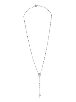 *Цепь р.55 Розарий с подвеской Роло гладкая шарики арт. 0300R16554L55-144, (Вес 4 г) - фото 303471