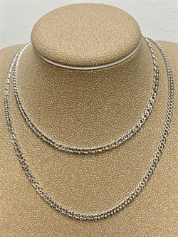 *Цепь р.50 Двойной ромб арт. 0404R050L50-486, (Вес 6,04 г) - фото 303564