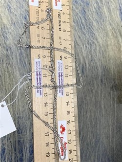 *Цепь р.50 Двойной ромб арт. 0404R050L50-486, (Вес 6,04 г) - фото 303566