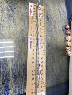 *Цепь р.45 Двойной ромб арт. 0404R050L45-050, (Вес 5,37 г) - фото 303578