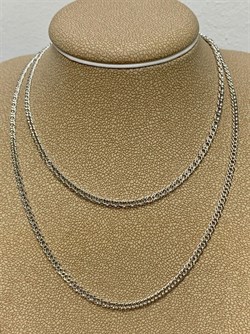 *Цепь р.55 Двойной ромб арт. 0404R040L55-501, (Вес 4,4 г) - фото 303656