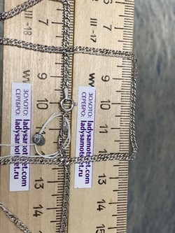 *Цепь р.40 Двойной ромб арт. 0404R040L40-272, (Вес 3,3 г) - фото 303692