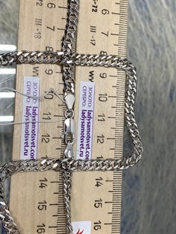 *Цепь р.55 Двойной ромб арт. 0408R100L55-877, (Вес 24,51 г) - фото 303793