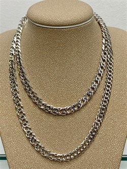 *Цепь р.50 Двойной ромб арт. 0408R100L50-185, (Вес 21,58 г) - фото 303799