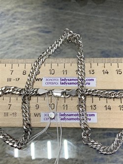 *Цепь р.50 Двойной ромб арт. 0408R100L50-185, (Вес 21,58 г) - фото 303802