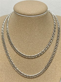 *Цепь р.50 Двойной ромб арт. 0408R080L50-516, (Вес 14,33 г) - фото 303826