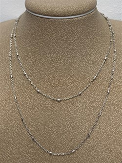 *Цепь р.40 Роло гладкая цилиндры арт. 070020R013L40-111 Вес 2,31 г - фото 304343