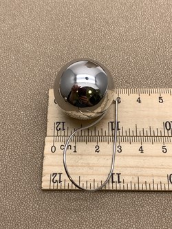 *Серьги Петли Шары арт. 37-СР1275-14 Вес 22,57 г - фото 304859