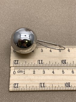 *Серьги Петли Шары арт. 37-СР1275-14 Вес 22,57 г - фото 304861