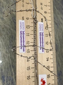*Цепь р.50+ Коробочка Венецианская с шариками арт. 141163R012L50-075 (Вес 2,5 г) - фото 305079 *Цепь р.50+ Коробочка Венецианская с шариками арт. 141163R012L50-075 (Вес 2,5 г) - фото 305079