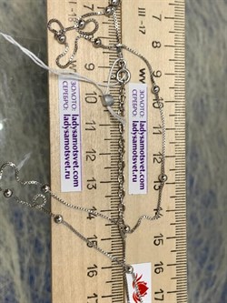 *Цепь р.55+ Коробочка Венецианская с шариками арт. 141163R015L55-845 (Вес 3,79 г) - фото 305103 *Цепь р.55+ Коробочка Венецианская с шариками арт. 141163R015L55-845 (Вес 3,79 г) - фото 305103
