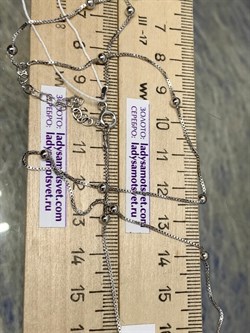 *Цепь р.50+ Коробочка Венецианская с шариками арт. 141163R015L50-296 (Вес 3,58 г) - фото 305110 *Цепь р.50+ Коробочка Венецианская с шариками арт. 141163R015L50-296 (Вес 3,58 г) - фото 305110