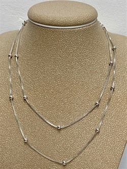 *Цепь р.50+ Коробочка Венецианская с шариками арт. 141163R015L50-296 (Вес 3,58 г) - фото 305112 *Цепь р.50+ Коробочка Венецианская с шариками арт. 141163R015L50-296 (Вес 3,58 г) - фото 305112
