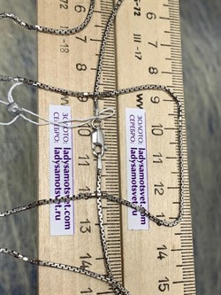 *Цепь р.60 Коробочка Венецианская арт. 1408R030L60-364 (Вес 6,57 г) - фото 305166 *Цепь р.60 Коробочка Венецианская арт. 1408R030L60-364 (Вес 6,57 г) - фото 305166