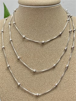 *Цепь р.70 арт. 140060R050L70-833, Коробочка с шариками 3 мм (Вес 4,6 г) - фото 305175 *Цепь р.70 арт. 140060R050L70-833, Коробочка с шариками 3 мм (Вес 4,6 г) - фото 305175