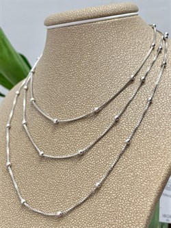 *Цепь р.80 Коробочка с шариками 2,5 мм Диско арт. 140058R050L80-548 (Вес 4,7 г) - фото 305235 *Цепь р.80 Коробочка с шариками 2,5 мм Диско арт. 140058R050L80-548 (Вес 4,7 г) - фото 305235