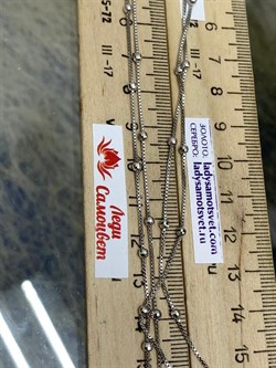 *Цепь р.90 Коробочка с шариками 2,5 мм Диско арт. 140058R050L90-012 (Вес 5,3 г) - фото 305238 *Цепь р.90 Коробочка с шариками 2,5 мм Диско арт. 140058R050L90-012 (Вес 5,3 г) - фото 305238