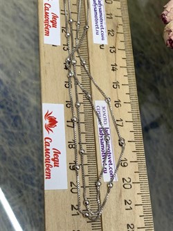 *Цепь р.90 Коробочка с шариками 2,5 мм Диско арт. 140058R050L90-012 (Вес 5,3 г) - фото 305239 *Цепь р.90 Коробочка с шариками 2,5 мм Диско арт. 140058R050L90-012 (Вес 5,3 г) - фото 305239