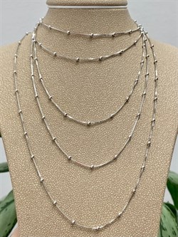 *Цепь р.150 Коробочка Венецианская с шариками арт. 140811R012L150-907 (Вес 5,8 г) - фото 305245 *Цепь р.150 Коробочка Венецианская с шариками арт. 140811R012L150-907 (Вес 5,8 г) - фото 305245