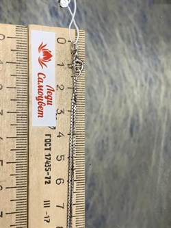 *Цепь р.40 Коробочка Венецианская арт. 1408R022L40-848 Вес 2,6 г - фото 305387