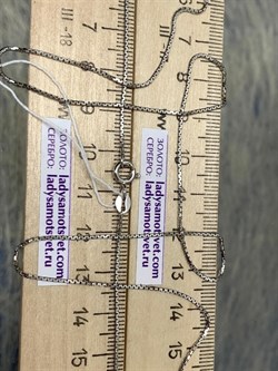 *Цепь р.60 Коробочка Венецианская арт. 1408R022L60-512 Вес 3,9 г - фото 305461