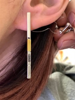 *Серьги Черный Бр. арт. С1458/Ag-605ПОЗ-487 вес 4,49 г - фото 306157 *Серьги Черный Бр. арт. С1458/Ag-605ПОЗ-487 вес 4,49 г - фото 306157