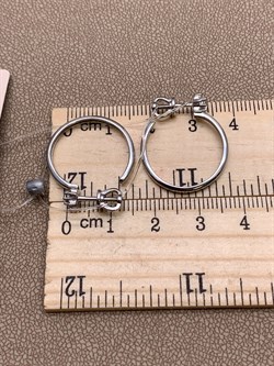*Серьги Пусеты Конго Белый Фианит арт. С1122/Ag-610-350 вес 2,9 г - фото 306167 *Серьги Пусеты Конго Белый Фианит арт. С1122/Ag-610-350 вес 2,9 г - фото 306167