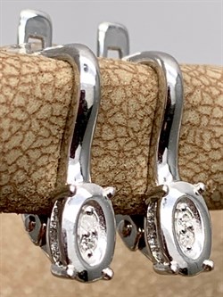 *Серьги Белый Бр. арт. С1657Ю/Ag-620-113 вес 1,65 г - фото 306173 *Серьги Белый Бр. арт. С1657Ю/Ag-620-113 вес 1,65 г - фото 306173