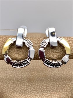 *Серьги Черный Бр. арт. С1462/Ag-625ПОЗ-919 вес 4,17 г - фото 306222 *Серьги Черный Бр. арт. С1462/Ag-625ПОЗ-919 вес 4,17 г - фото 306222