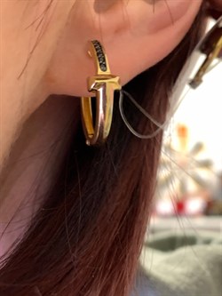 *Серьги Конго Черная Шпинель Пальмир арт. С1347/Ag-607/1ПОЗ-305 вес 4,69 г - фото 306226 *Серьги Конго Черная Шпинель Пальмир арт. С1347/Ag-607/1ПОЗ-305 вес 4,69 г - фото 306226