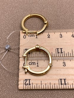 *Серьги Конго Черная Шпинель Пальмир арт. С1347/Ag-607/1ПОЗ-305 вес 4,69 г - фото 306228 *Серьги Конго Черная Шпинель Пальмир арт. С1347/Ag-607/1ПОЗ-305 вес 4,69 г - фото 306228