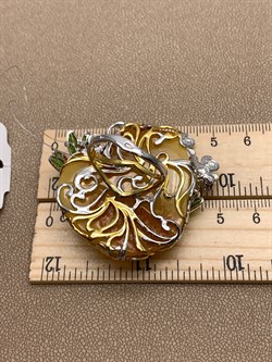 *Кольцо р.19,5 Королевский Янтарь Жемчуг Эмаль Эксклюзив арт. 720104п-057 Вес 23,31 г - фото 306618 *Кольцо р.19,5 Королевский Янтарь Жемчуг Эмаль Эксклюзив арт. 720104п-057 Вес 23,31 г - фото 306618