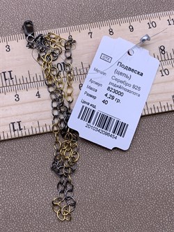 Цепь р.40 Якорь арт. 823000пчр-454 Вес 4,29 г - фото 306901 Цепь р.40 Якорь арт. 823000пчр-454 Вес 4,29 г - фото 306901