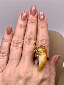 *Кольцо р.19 Янтарь Эксклюзив арт. 720026п-442 Вес 7,14 г - фото 307034 *Кольцо р.19 Янтарь Эксклюзив арт. 720026п-442 Вес 7,14 г - фото 307034