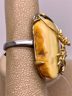 *Кольцо р.18,25 Янтарь Эксклюзив арт. 720026п-435 Вес 7,19 г - фото 307042 *Кольцо р.18,25 Янтарь Эксклюзив арт. 720026п-435 Вес 7,19 г - фото 307042
