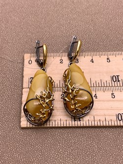 *Серьги Янтарь Эксклюзив арт. 721026п-253 Вес 12,73 г - фото 307072 *Серьги Янтарь Эксклюзив арт. 721026п-253 Вес 12,73 г - фото 307072
