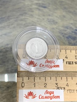 *Сувенир Серебряная Монета На Удачу Кролик арт. 9300409035-019 вес 2,91 г - фото 307127