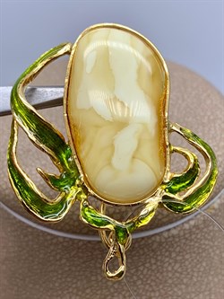 *Брошь Янтарь Эмаль Эксклюзив арт. 725094п-834 Вес 6,64 г - фото 307471 *Брошь Янтарь Эмаль Эксклюзив арт. 725094п-834 Вес 6,64 г - фото 307471