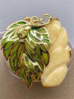 *Брошь Янтарь Эмаль Эксклюзив арт. 725056п-209 Вес 11,52 г - фото 307478 *Брошь Янтарь Эмаль Эксклюзив арт. 725056п-209 Вес 11,52 г - фото 307478