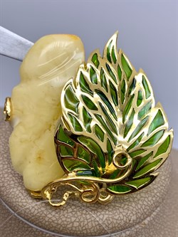 *Брошь Янтарь Эмаль Эксклюзив арт. 725056п-209 Вес 11,52 г - фото 307479 *Брошь Янтарь Эмаль Эксклюзив арт. 725056п-209 Вес 11,52 г - фото 307479