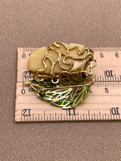 *Брошь Янтарь Эмаль Эксклюзив арт. 725056п-209 Вес 11,52 г - фото 307483 *Брошь Янтарь Эмаль Эксклюзив арт. 725056п-209 Вес 11,52 г - фото 307483