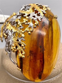 *Брошь Королевский Янтарь Эмаль Эксклюзив арт. 725094п-019 Вес 17,76 г - фото 307667 *Брошь Королевский Янтарь Эмаль Эксклюзив арт. 725094п-019 Вес 17,76 г - фото 307667