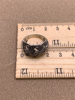 *Кольцо р.16 Марказит арт. HR1048-068 Вес 4,07 г - фото 307730