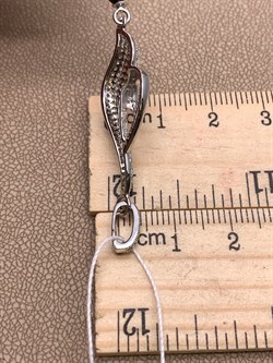 *Подвеска Черный Оникс арт. NS-P00079-X-W-B-X-W-927 вес 4,9 г - фото 307826