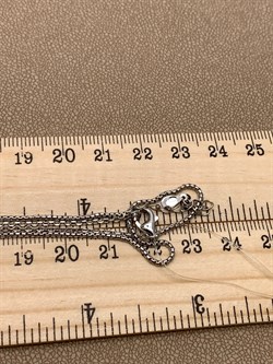 *Колье р.40-43 Черная Керамика арт. TC-N02004-B-W-W-X-X-341 вес 10,3 г - фото 307875