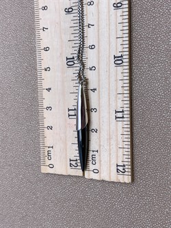 *Колье р.40-43 Черная Керамика арт. TC-N02004-B-W-W-X-X-341 вес 10,3 г - фото 307879