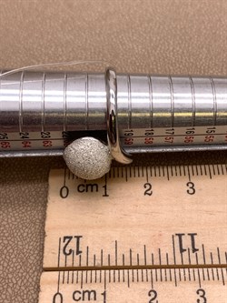 *Кольцо р.19 Глиттер арт. Gl-R01762-X-W-X-X-W-379 вес 4,5 г - фото 307882