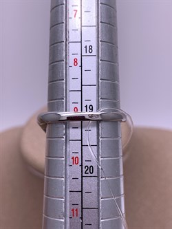 *Кольцо р.19 Глиттер арт. Gl-R01762-X-W-X-X-W-379 вес 4,5 г - фото 307883