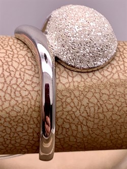 *Кольцо р.19 Глиттер арт. Gl-R01762-X-W-X-X-W-379 вес 4,5 г - фото 307889